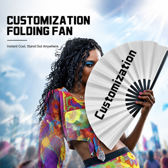 Custom Folding Fan (Plastic)