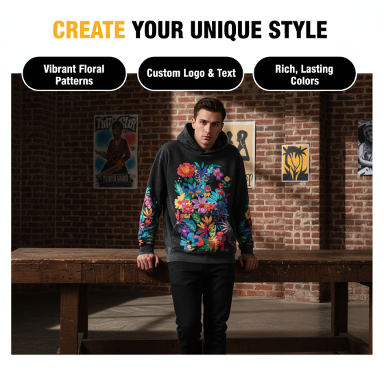 Custom Design Vintage Wash Hoodie Retro Washed Fabric Personalized Print Hooded Sweatshirt Casual Pullover For Men Women