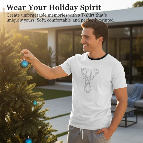 Customizable pattern men's short-sleeved shirt, any pattern can be customized, suitable for vacations, casual wear and home use.