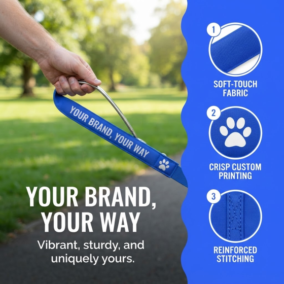 Customizable ，Humorous Dog Leash Sleeve in Training Ignore, Fun Dog Leash Wrap