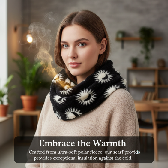 Winter scarves can be customized - warm, thick, long shawls made of soft knit fabric, perfect for gifts in cold weather.