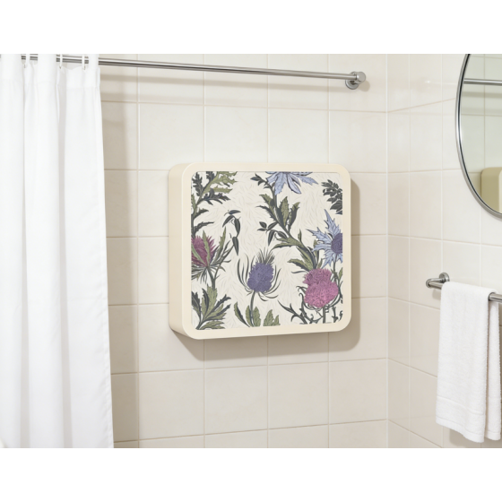 Customizable bathroom mural storage box - Bathroom toilet clothes storage waterproof wall-mounted hanging cabinet - Foldable storage rack