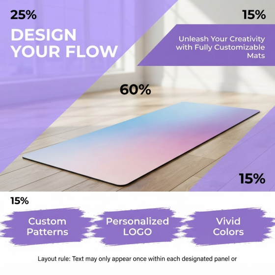 Customizable  Yoga mat, fitness mat, household mat, floor mat